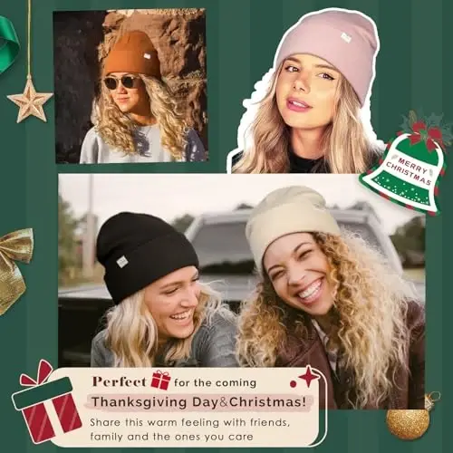 YANIBEST Ayollar uchun atlas astarli shapka Ayollar uchun qishki shapkalar Erkaklar ipak astarli yumshoq qulay issiq manjetli kamroq statik - 2