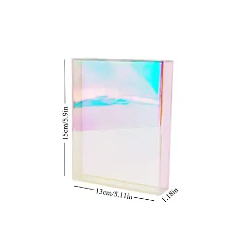 Grafting False Eyelash Acrylic Extension Pallet Organizer, Eyelash Extension Glue Tweezers Plate Makeup Palette, Dustproof Storage Box Display Training Tools Salon (Dazzling L with cover) - 4