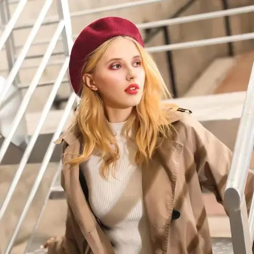 Yanmucy French Beret Vintage Beret Hats for Women Solid Color Classic French Beret Hats Winter Warm Cap for Women & Men - YANMUCY (1)