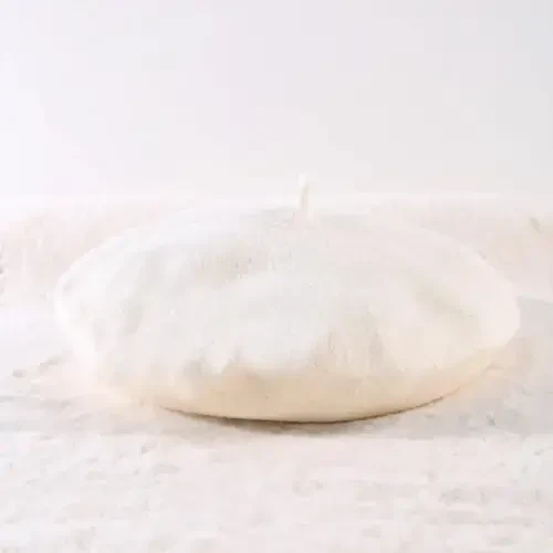 Yanmucy French Beret Vintage Beret Hats for Women Solid Color Classic French Beret Hats Winter Warm Cap for Women & Men - 6