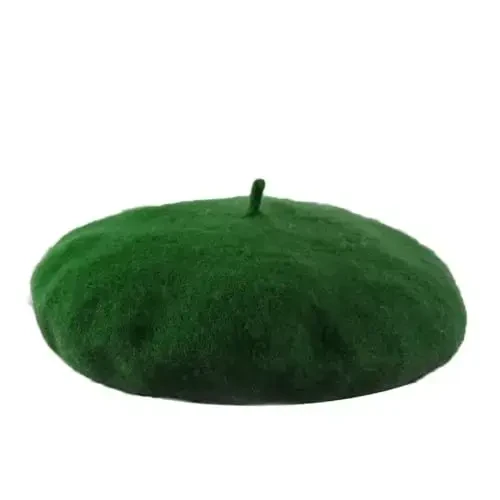 Yanmucy French Beret Vintage Beret Hats for Women Solid Color Classic French Beret Hats Winter Warm Cap for Women & Men - 1
