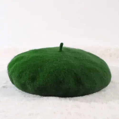 Yanmucy French Beret Vintage Beret Hats for Women Solid Color Classic French Beret Hats Winter Warm Cap for Women & Men - 6