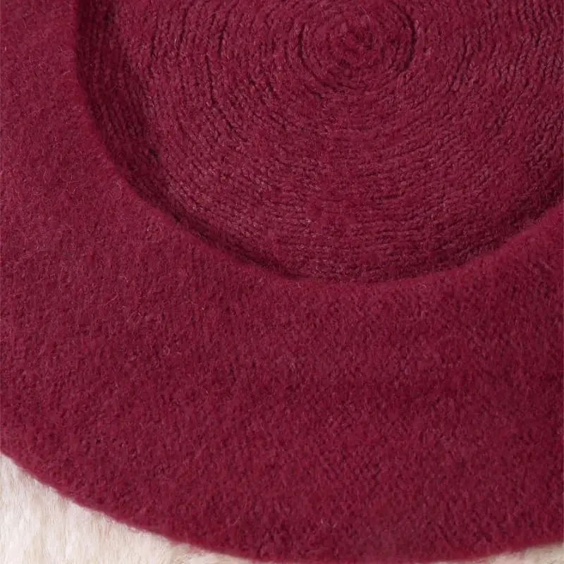Yanmucy French Beret Vintage Beret Hats for Women Solid Color Classic French Beret Hats Winter Warm Cap for Women & Men - 3