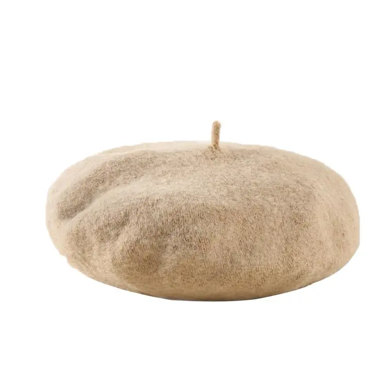 Yanmucy French Beret Vintage Beret Hats for Women Solid Color Classic French Beret Hats Winter Warm Cap for Women & Men - 1