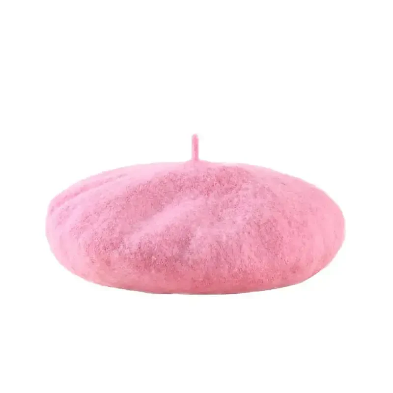 Yanmucy French Beret Vintage Beret Hats for Women Solid Color Classic French Beret Hats Winter Warm Cap for Women & Men - 3