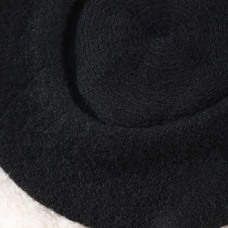 Yanmucy French Beret Vintage Beret Hats for Women Solid Color Classic French Beret Hats Winter Warm Cap for Women & Men - 1