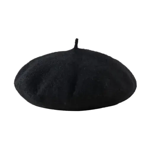 Yanmucy French Beret Vintage Beret Hats for Women Solid Color Classic French Beret Hats Winter Warm Cap for Women & Men - 5