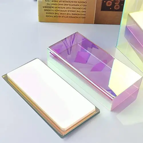 Grafting False Eyelash Acrylic Extension Pallet Organizer, Eyelash Extension Glue Tweezers Plate Makeup Palette, Dustproof Storage Box Display Training Tools Salon (Dazzling S with cover) - 2