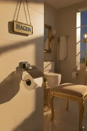 Yapışkanlı Metal Kapaklı Tuvalet Kağıtlığı Paslanmaz Krom Kaplama Wc Kağıtlık Banyo Kağıtlığ Premium - 1