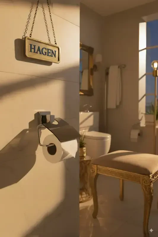 Yapışkanlı Metal Kapaklı Tuvalet Kağıtlığı Paslanmaz Krom Kaplama Wc Kağıtlık Banyo Kağıtlığ Premium - 1