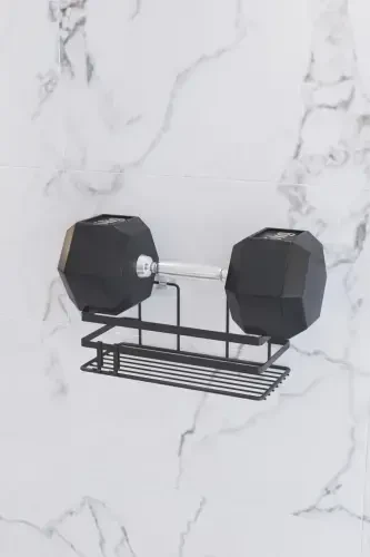 Yapışkanlı ve Kancalı 2 Adet Banyo Rafı, Yapışkanlı Banyo Düzenleyici, Vidalama Yok - 5