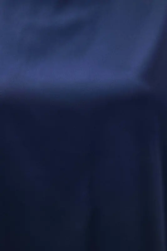 Yarasa Kol Salaş Bluz - Lacivert-Lacivert - 7