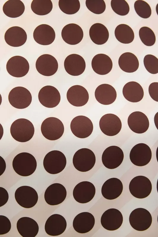 Yarasa Kol Salaş Bluz - Puanlı Kahve-Puanlı Kahve - 6