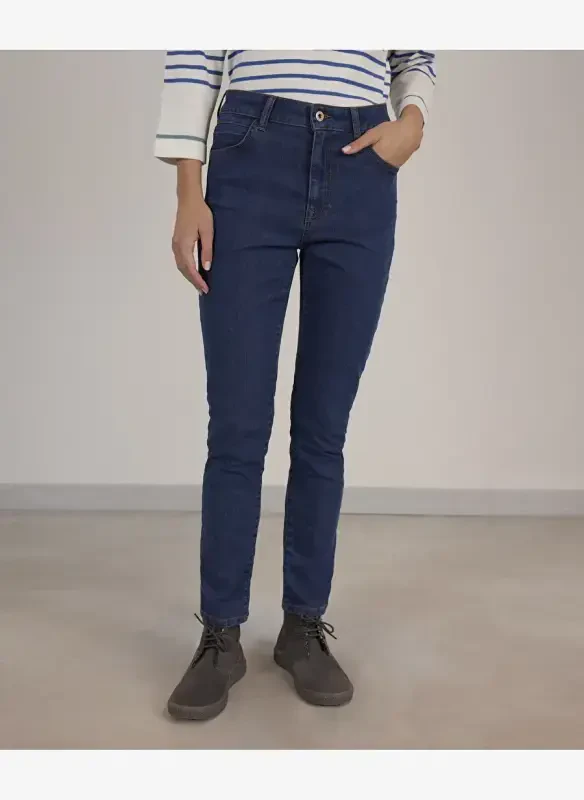 Yargʻichi Normal Bel Skinny Paça Skinny Fit Ochiq Indigo Ayollar Denim Shim 23KKPN3101V - 1