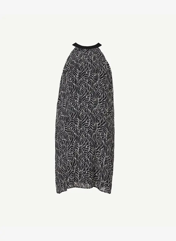 Yargıcı Ecru Knee Length Women's Dress 23KKEL7010X - 4