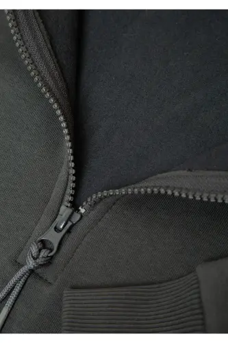 Yarı Fermuarlı Antrasit Basic Sweatshirt 0S10278-91268 - Antrasit - 7
