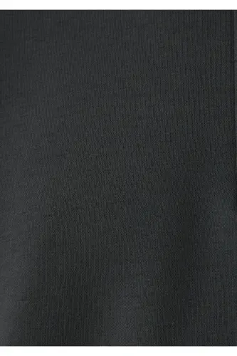 Yarı Fermuarlı Antrasit Basic Sweatshirt 0S10278-91268 - Antrasit - 8