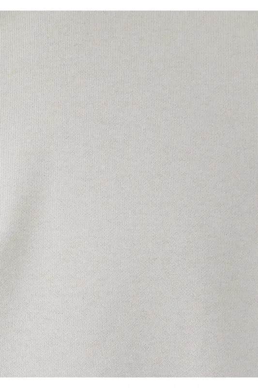 Yarı Fermuarlı Bej Basic Sweatshirt 0S10278-70144 - Bej - 7