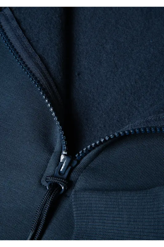 Yarı Fermuarlı Lacivert Basic Sweatshirt 0S10278-70490-Lacivert - 7