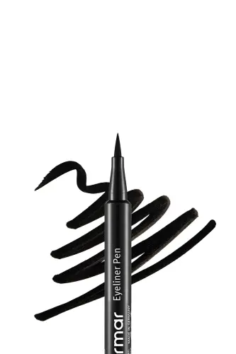 Yarı Mat Bitişli Eyeliner (SİYAH) - Eyeliner Pen - 001 Black - 8690604109609 - 001 BLACK - 2