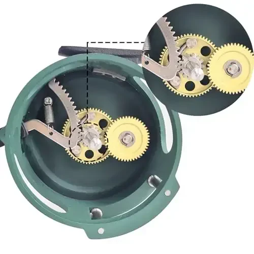 Semi-Automatic Fly Fishing Reel with Drag Adjustment Super Light Rapid Automatic Trigger System Graphite Nymph Fly Rod Reel for Freshwater Trout Fishing - 4