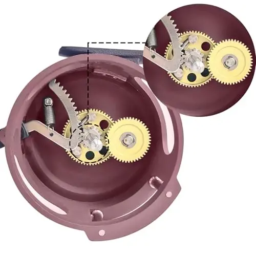 Yarim avtomatik chivinli baliq ovlash g'altagi, Drag Adjustment Super Light Rapid Automatic Trigger System Graphite Nymph Fly Rod Reel for Freshwater Trout Fishing - 4