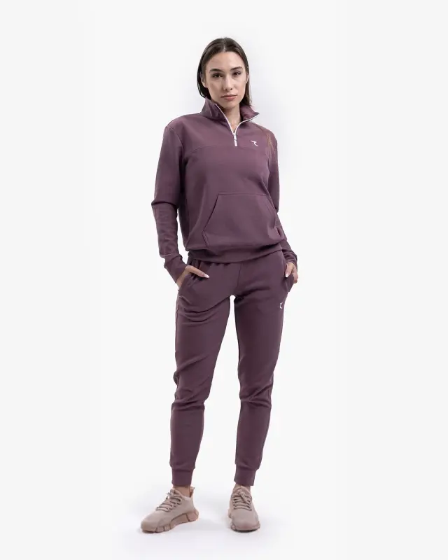 Half – Zipped Tracking Suit - DAMSON - 25