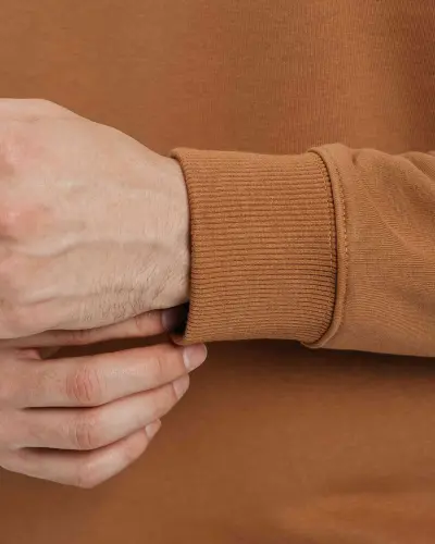 Half-zip Sweatshirt - CHOCOLATE - 8