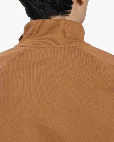 Half-zip Sweatshirt - CHOCOLATE - 6