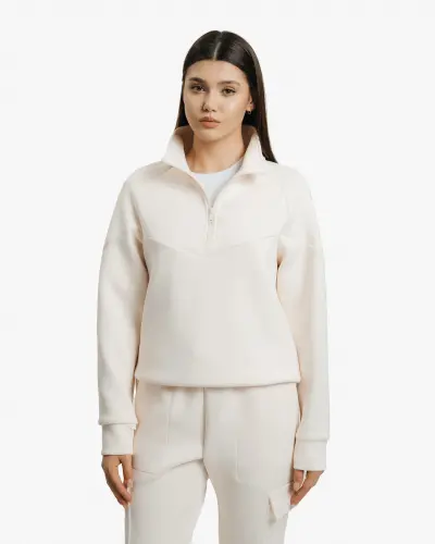 Set of sweatshirt half-zip and cargo pants - MOCCASIN - 5