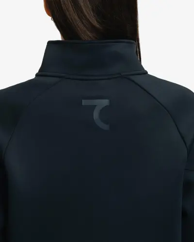 Yarım fermuarlı sweatshirt ve kargo pantolon takımı - SİYAH - 13
