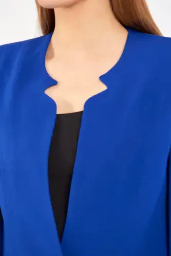 Yarim Kol Ko'ylak Yubka Kostyum-SAKS MOVIY - 5