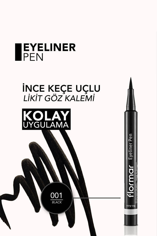 Yarim mat tug'atli Eyeliner (QORA) - Eyeliner qalam - 001 Qora - 8690604109609 - 20