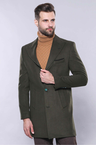 Yashil erkak paltosi - WESSI