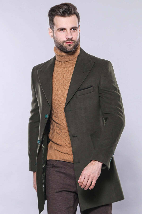 Yashil erkak paltosi - 4