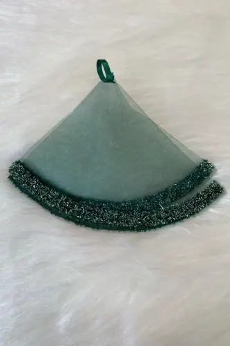 Yashil Kuyov Kelin Ro‘molchasi, To‘y Halay Kelinchak Xina Kechasi Sunnat Ro‘molchasi, Shisha Munchoq va Pul Bosmali-Yashil - 3