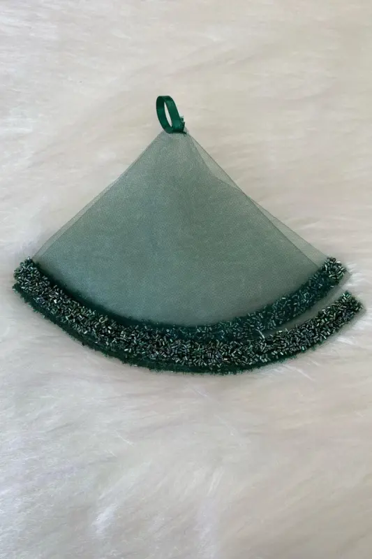 Yashil Kuyov Kelin Ro‘molchasi, To‘y Halay Kelinchak Xina Kechasi Sunnat Ro‘molchasi, Shisha Munchoq va Pul Bosmali-Yashil - 3