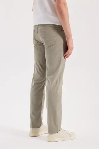 Yashil Slim Fit 5 cho'ntakli sport shim - 4