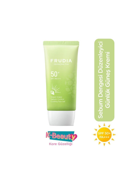 Yashil uzum g'ovaklarni boshqarish quyoshdan himoya qiluvchi kremi SPF50 50g - 1