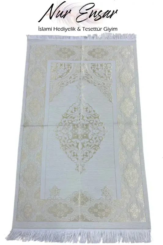 Yasin Book, Prayer Rug, Rosary, Dowry, Hajj and Umrah Gift Set-Coffee - 2