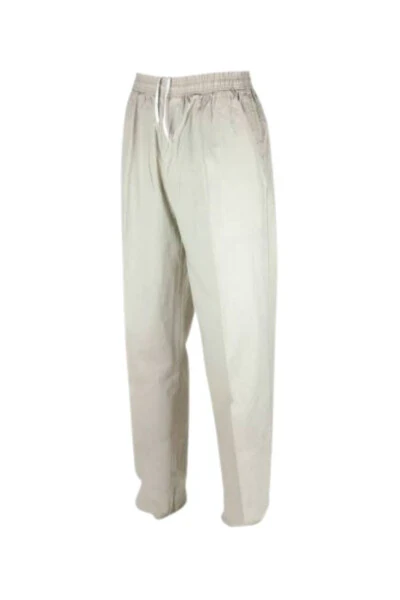 Yasir Linen White Men's Shalwar Hajj Umrah Trousers - FURKAN.H.P