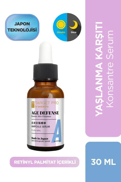 Age Defense Yaşlanma Karşıtı Serum 30 ml - TARGET PRO BY WATSONS