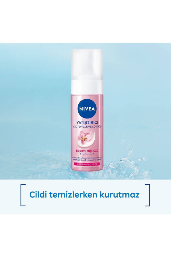 Yatıştırıcı Yüz Yıkama Köpüğü 150ml, Kuru Hassas Ciltler, Nemlendirici, Yüz Temizleyici - 5