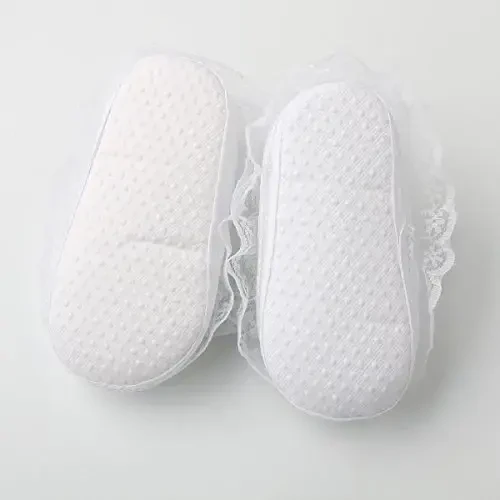 Baby Girls Princess Lace Shoes – Soft Sole, Non-Slip First Walkers - Baby (1)