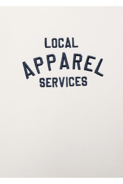 Yazı işlemeli sweatshirt - 3