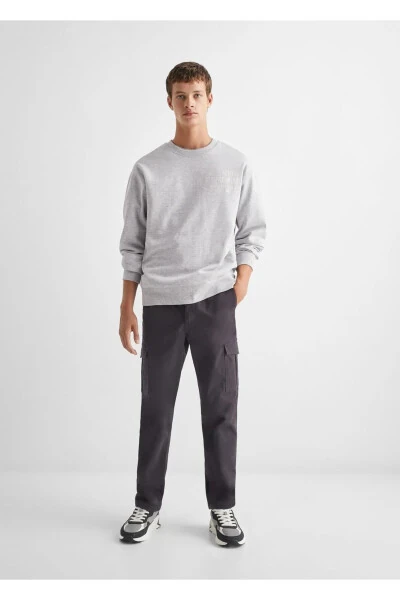 Yazılı Ve Desenli Sweatshirt - MANGO TEEN (1)