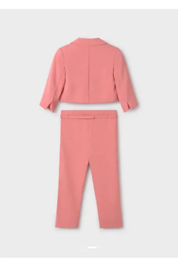 Abel Lula Yazlık Kız Ceket Pantolon Set Pembe 5279 - 7