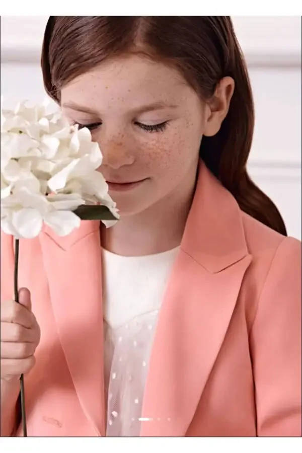 Abel Lula Yazlık Kız Ceket Pantolon Set Pembe 5279 - 2