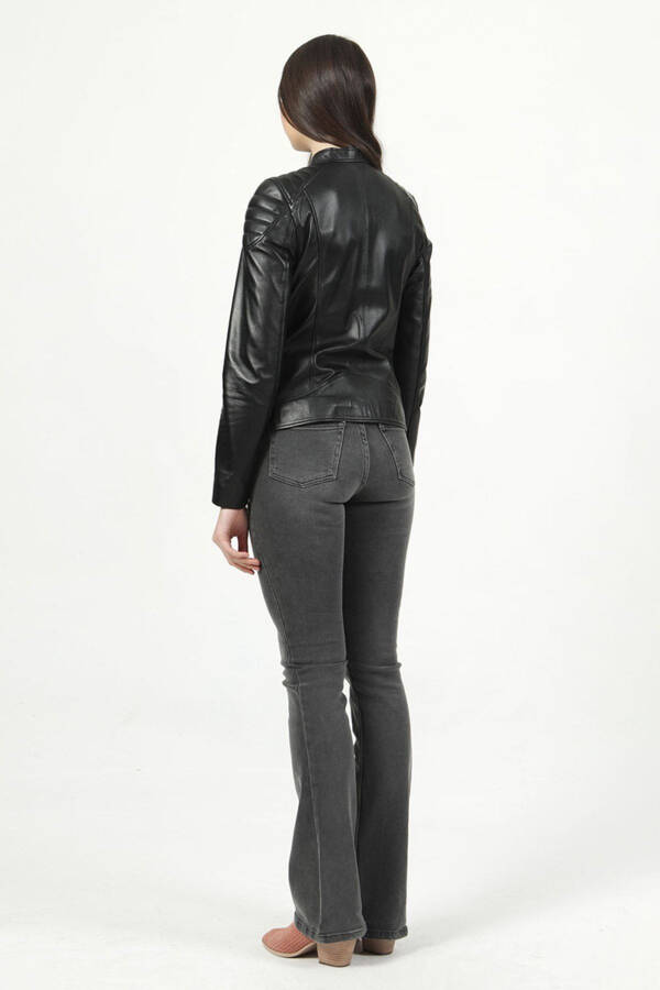 Yb2156 Genuine Leather Women's Jacket - 13