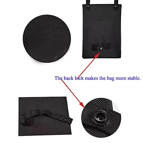 YehVeh 3 Pack Bike Handlebar Bag Bicycle Handle Bar Front Hanging Pouch 2 Layers with Mobile Phone Holder for Motorcycle eBike Scooter Trike Tricycle Cycling Vehicle Crossbar Kids Girls Boys Men Women - 6